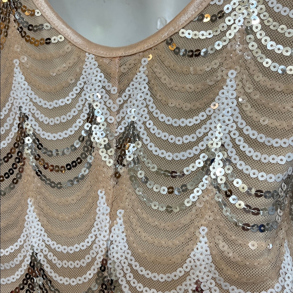 π€π€π€π€π€ CRYSTAL DOLL SEQUIN 3/4β SLEEVE DRESS. π€π€π€π€π€π€π€ - Picture 4 of 5